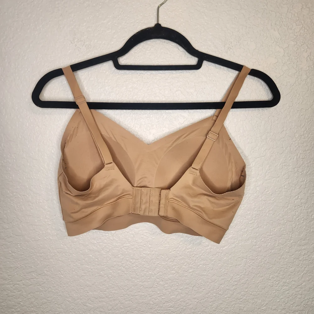 Flatley Bra Liftwear Crossover Seamless Wire-Free Sand Tan Size M